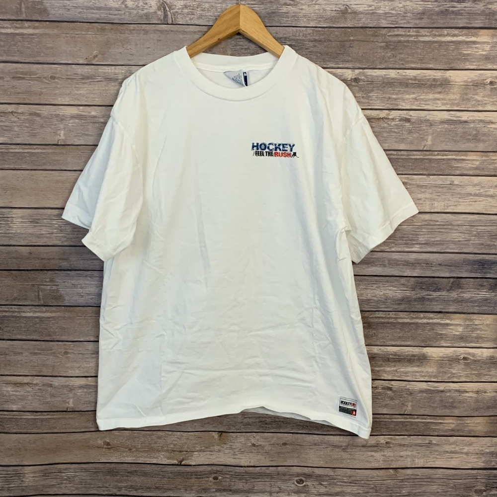 Vtg The Aussie T Company Hockey Feel The Rush Tee
